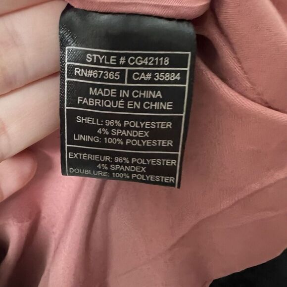 Cupcakes and Cashmere Black Velvet Blazer Womens Size 4 Career Lined - Picture 7 of 8